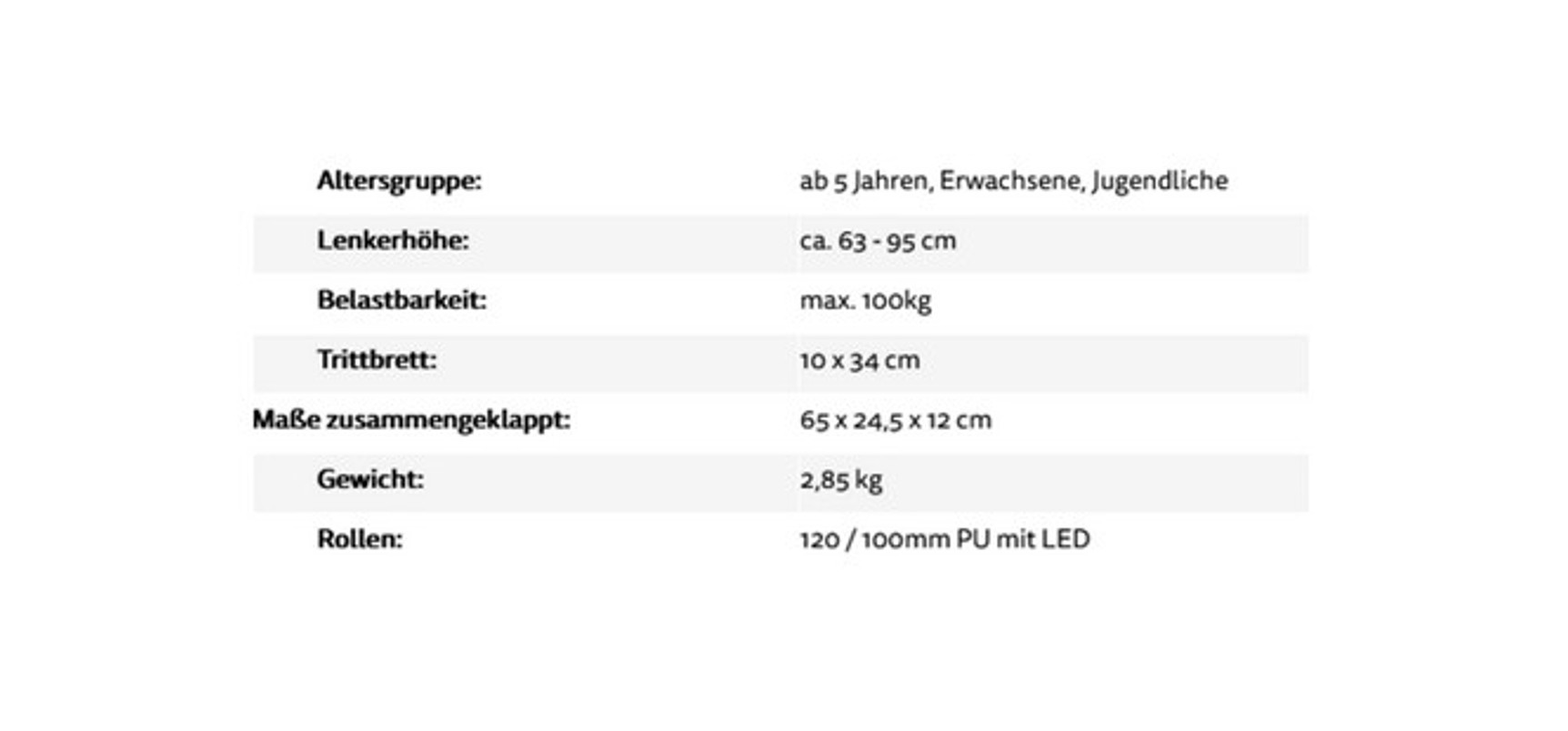 Micro Scooter Sprite LED grün
