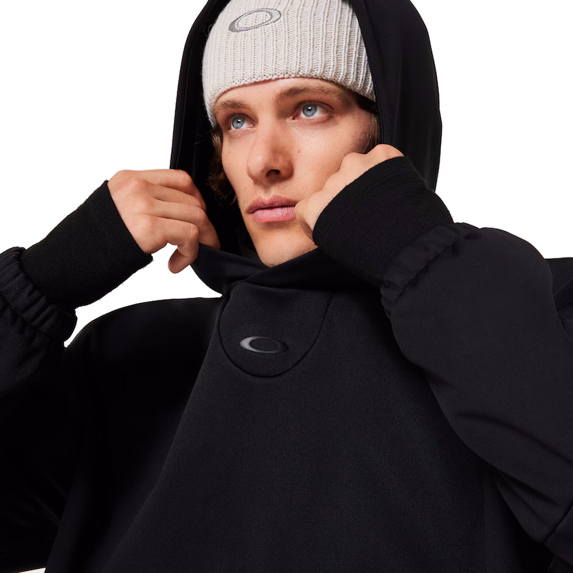 Oakley Herren Solar rail Softshell Hoodie Schwarz