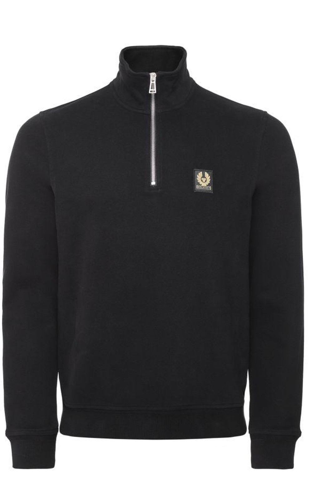Belstaff Herren Quater Zip Sweatshirt black