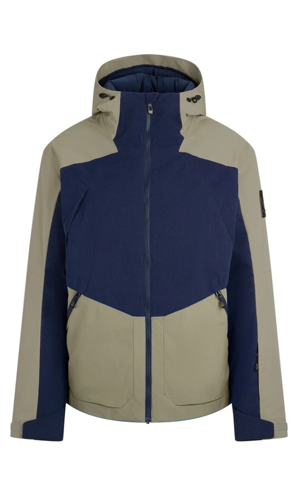 Ziener Herren Cord Schneejacke TOBIN-Z dark navy cord sandstone