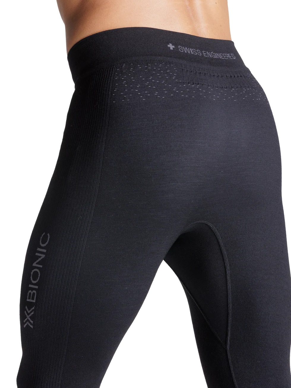 X-Bionic Herren MIGHTYWOOL PANTS 3/4 BLACK 