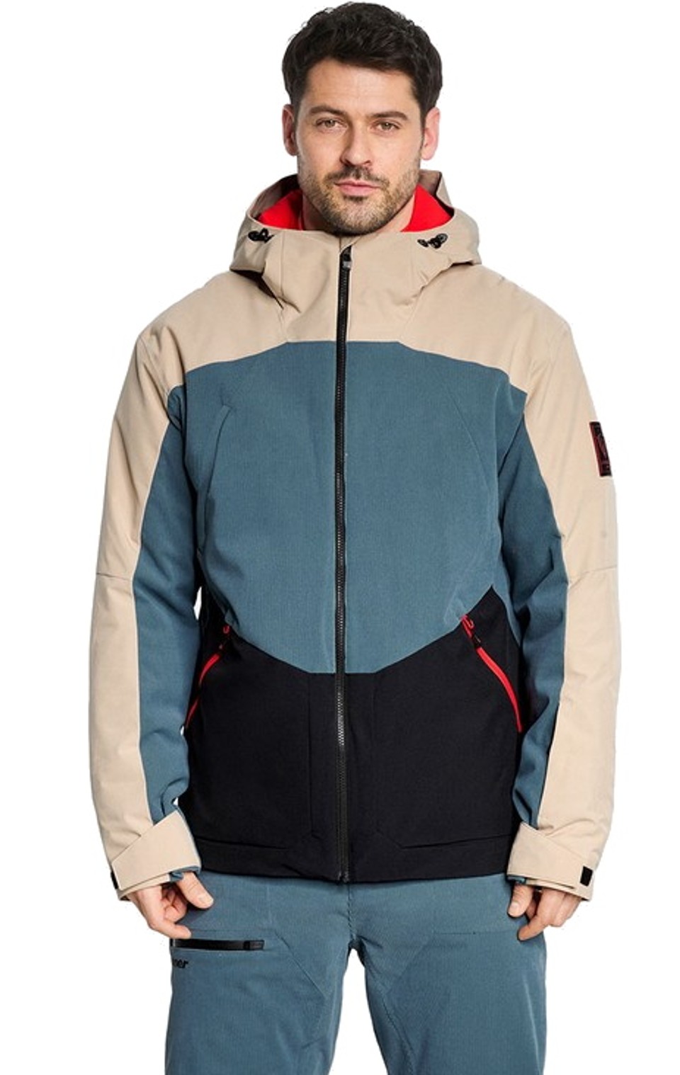 Ziener Herren Cord Skijacke TOBIN-Z iron sky