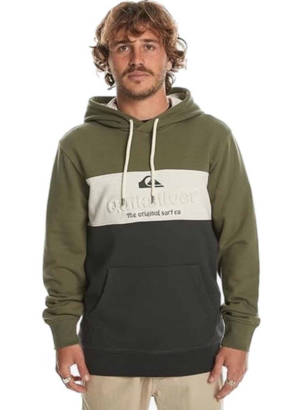 Quiksilver Kapuzenpullover Emboss Block Hoody olive