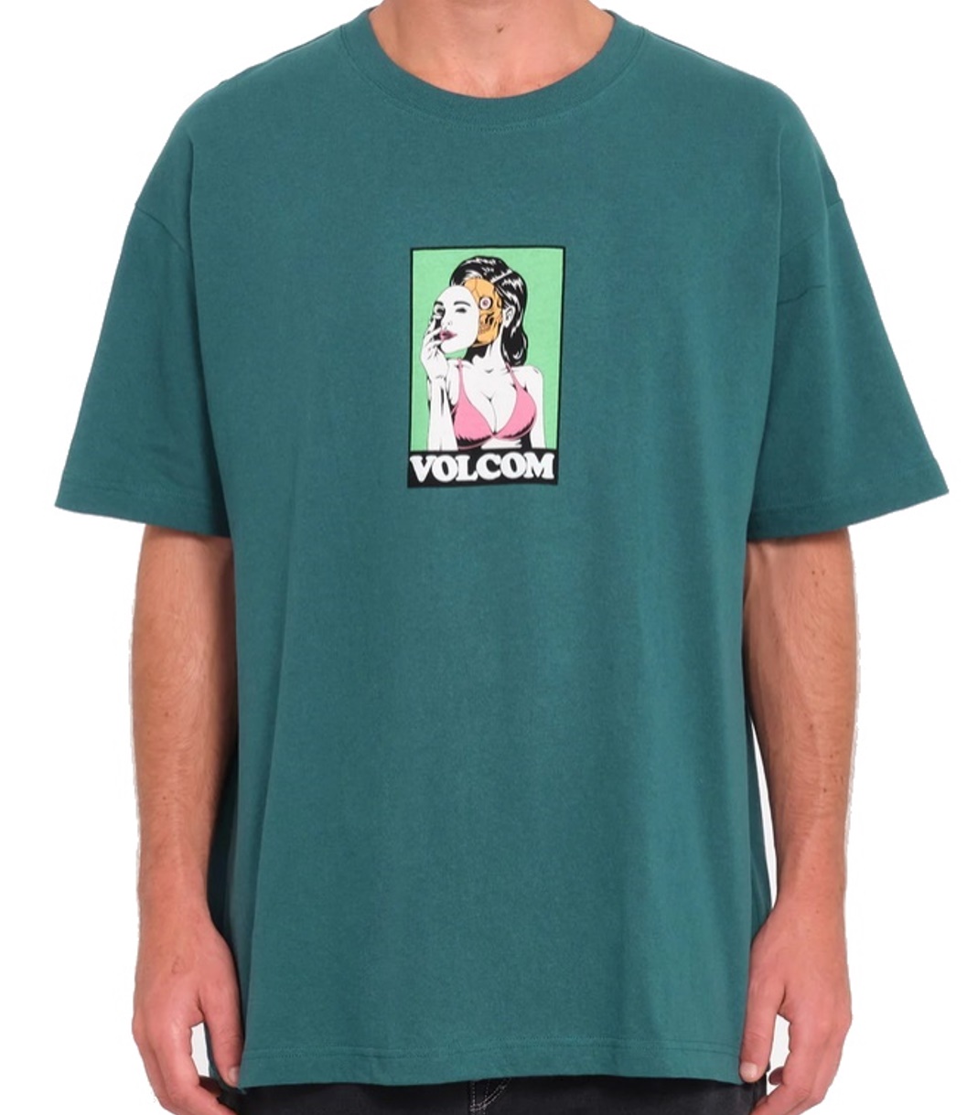 Volcom T-Shirt Underfaced Evergreen 