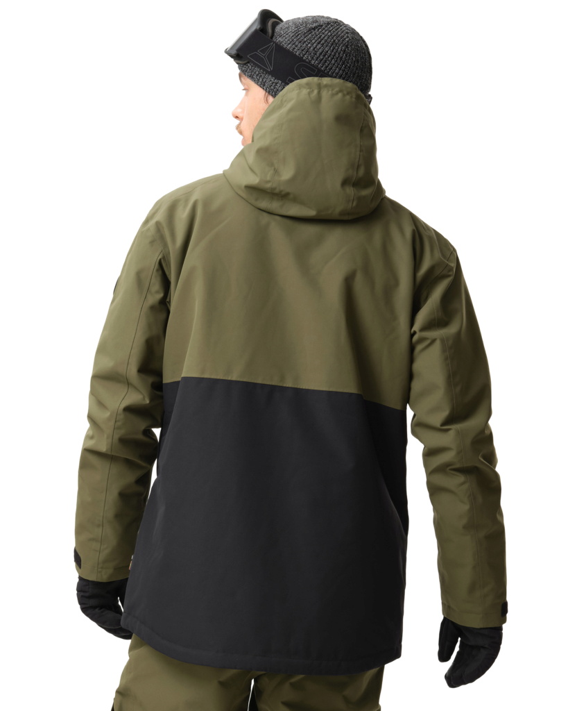 Colourwear Herren Block Schneejacke Dark Olive