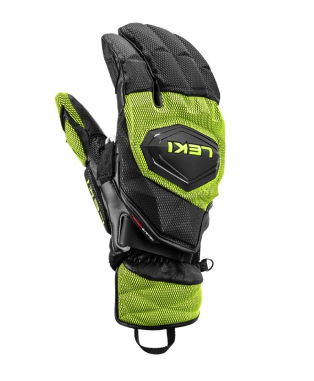 Leki Handschuhe WCR Venom GS 3D Lobster Black-Ice-Lemon