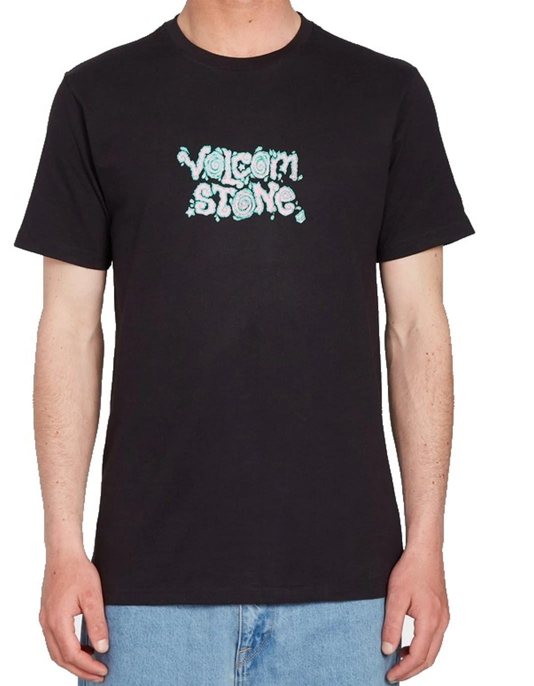 Volcom T-Shirt Justin Hager In Type schwarz