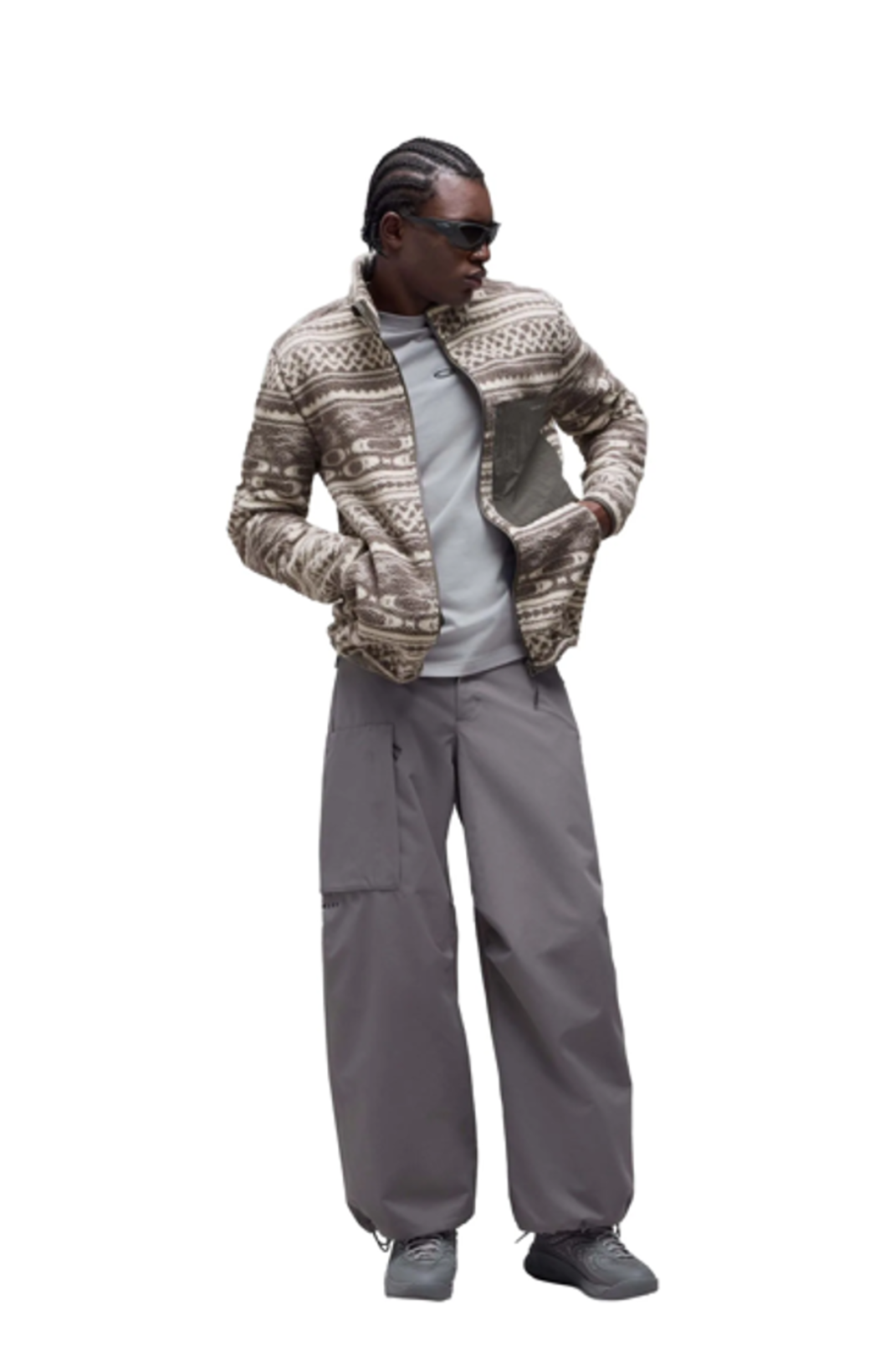 Oakley Herren Fleece Snowdrifter Sherpa Mountain Pat Granite 