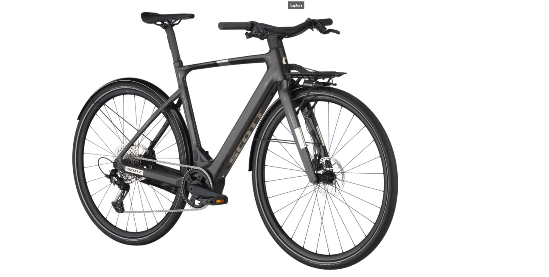 Scott Silence 20 Urban Bike Carbon Black 2025