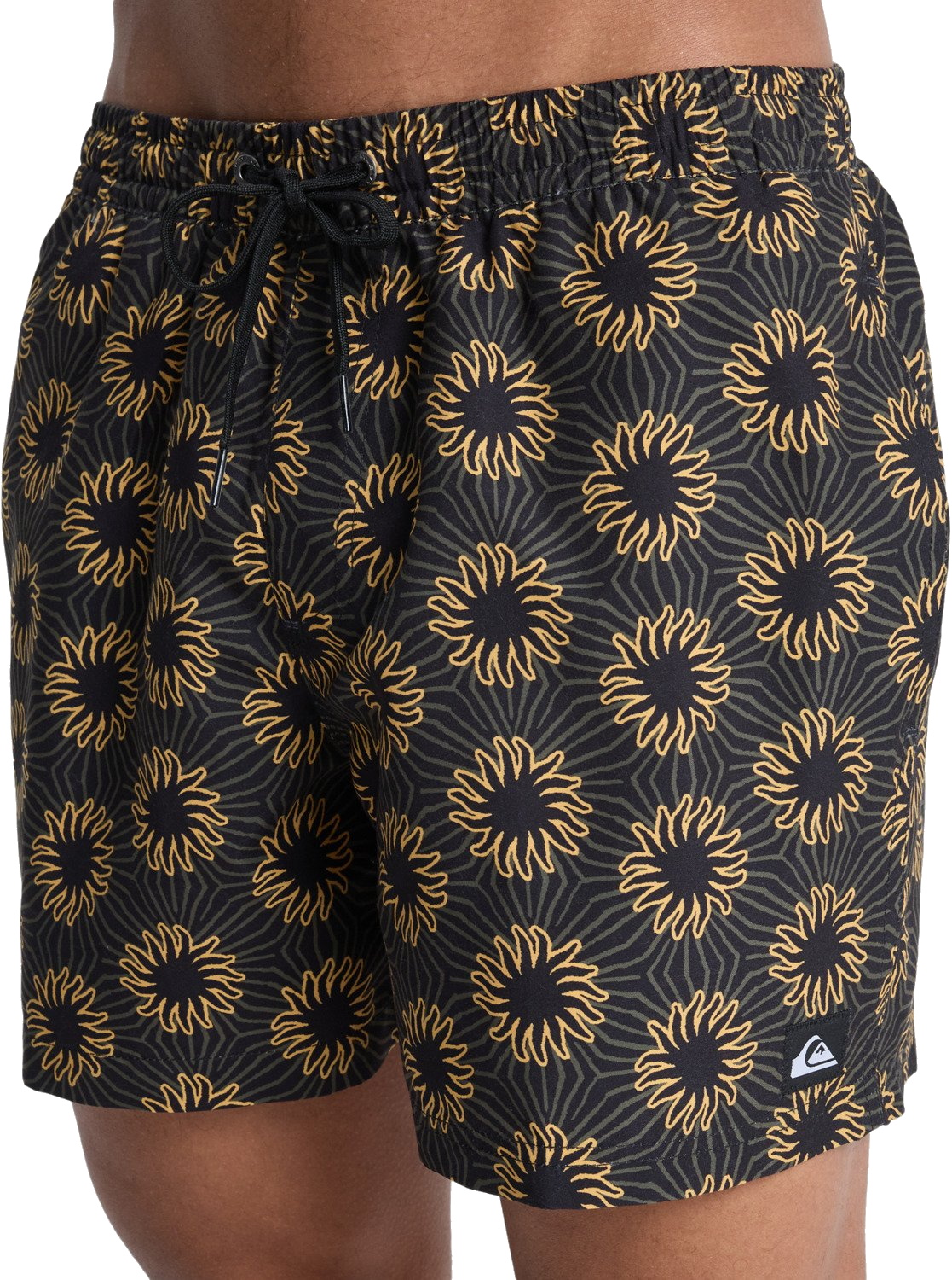 Quiksilver Badeshorts Everyday Printed Volley 15" Schwimmshorts Black Ocean Mayhem