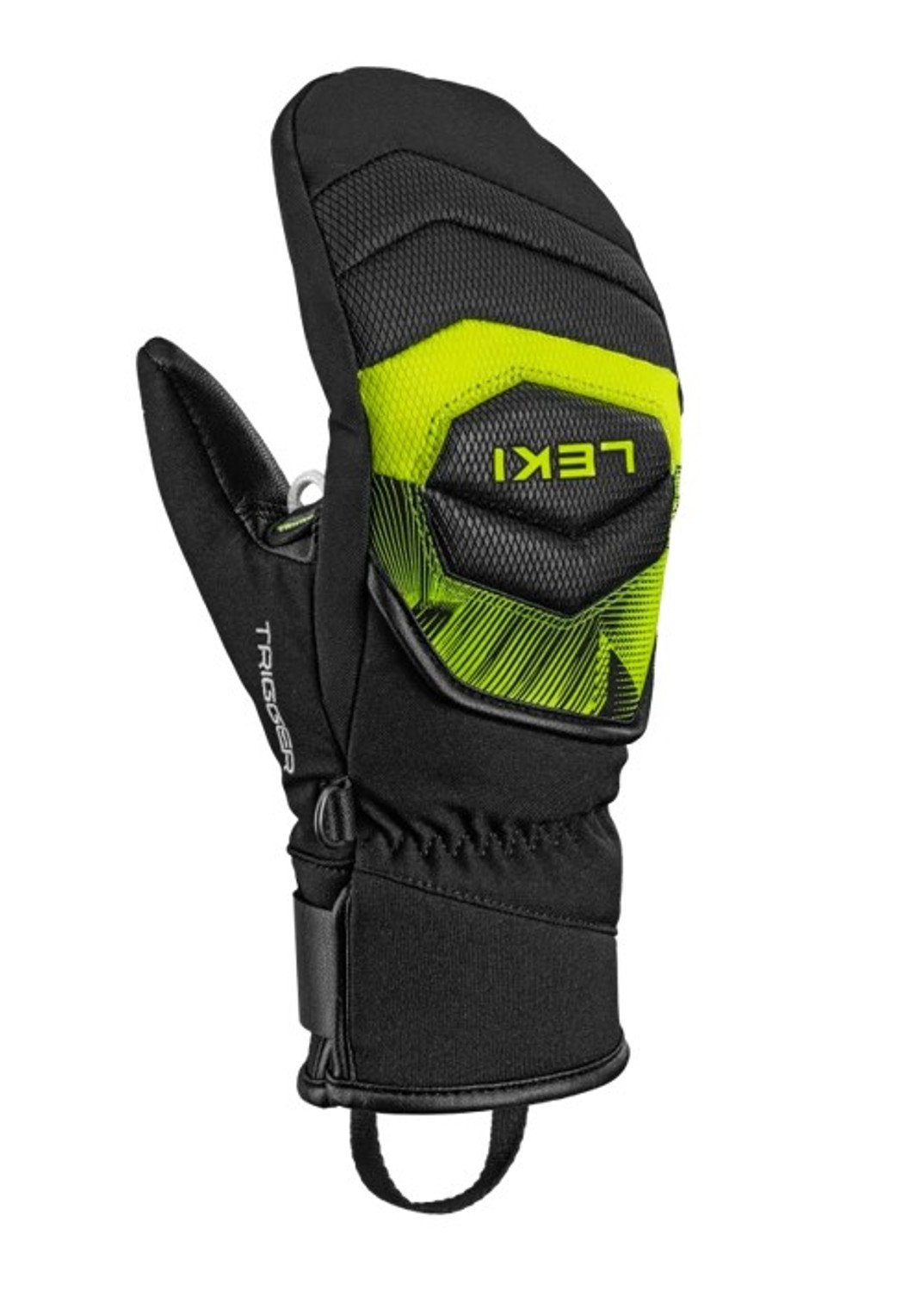 Leki Handschuhe WCR Core TR Junior Mitten Black Neonyellow