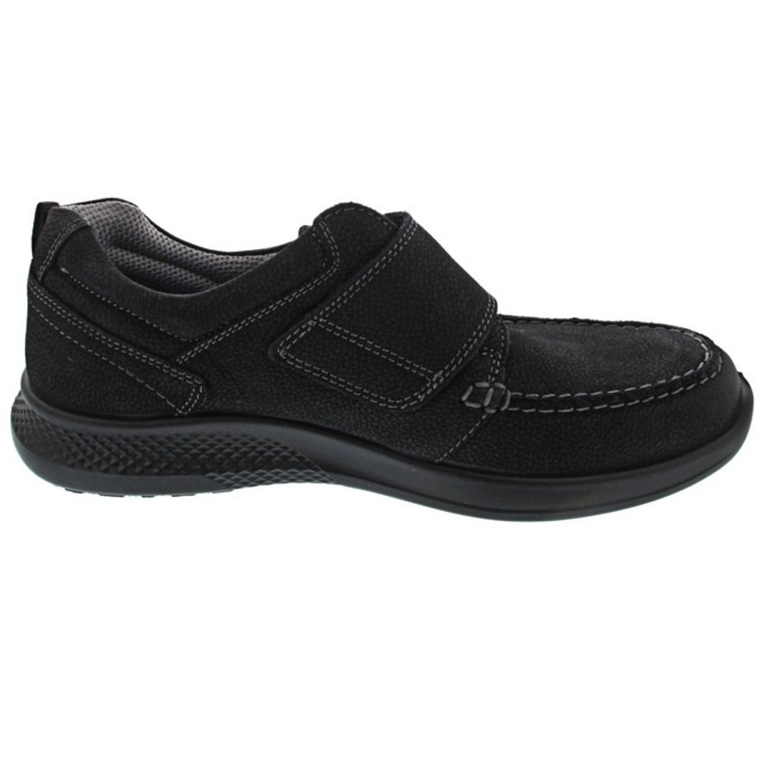 Jomos Komfort Klettslipper Campus Black