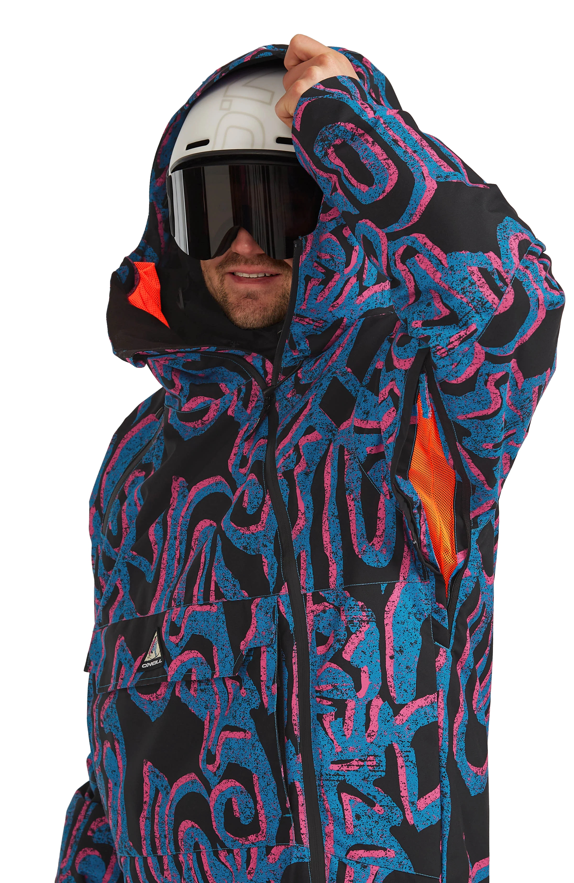 O'Neill Herren FWC'Play ASYMMETRIC Schneejacke Pink Legacy