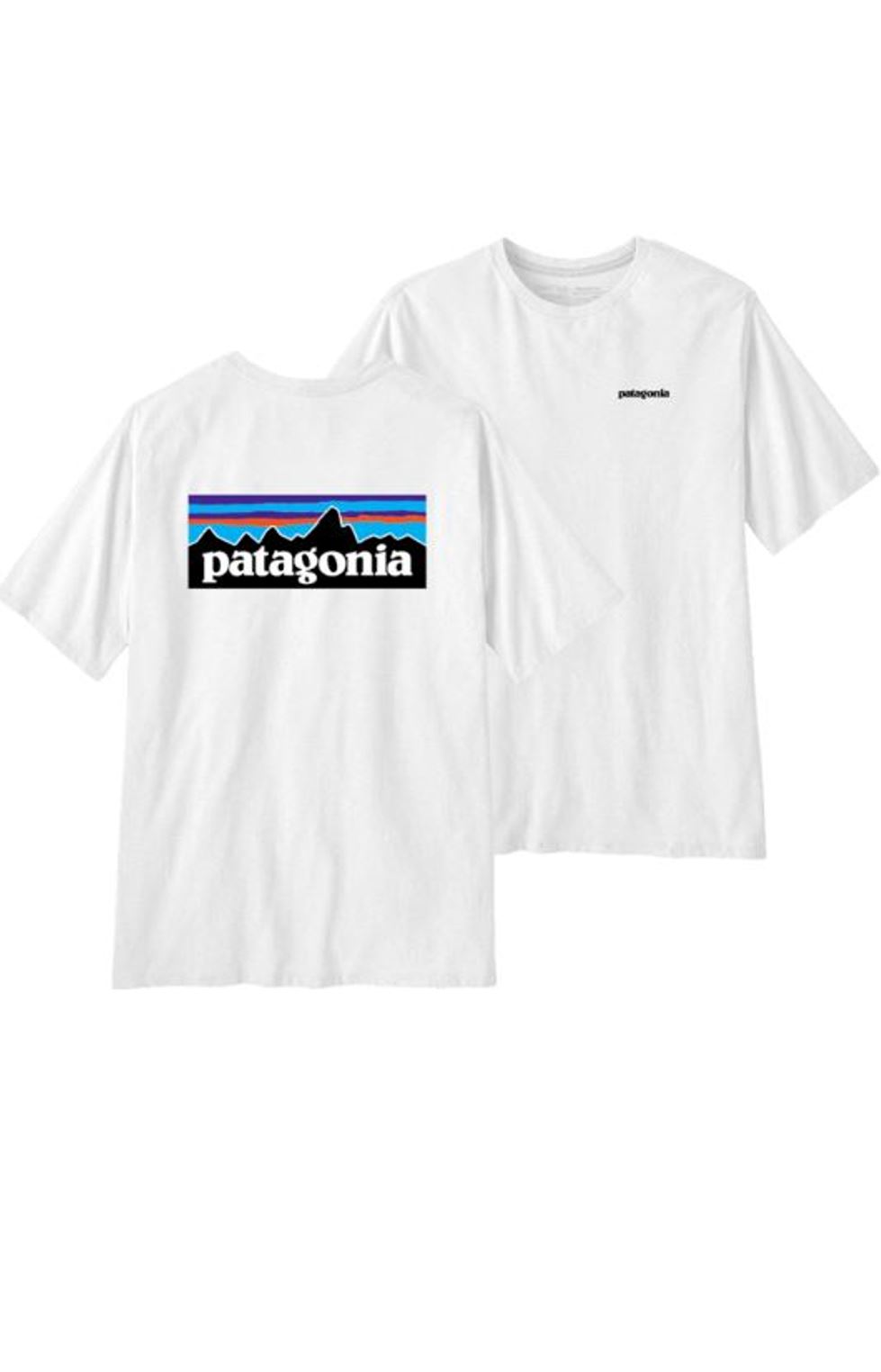 Patagonia Herren T-Shirt P-6 Responsibili Tee White