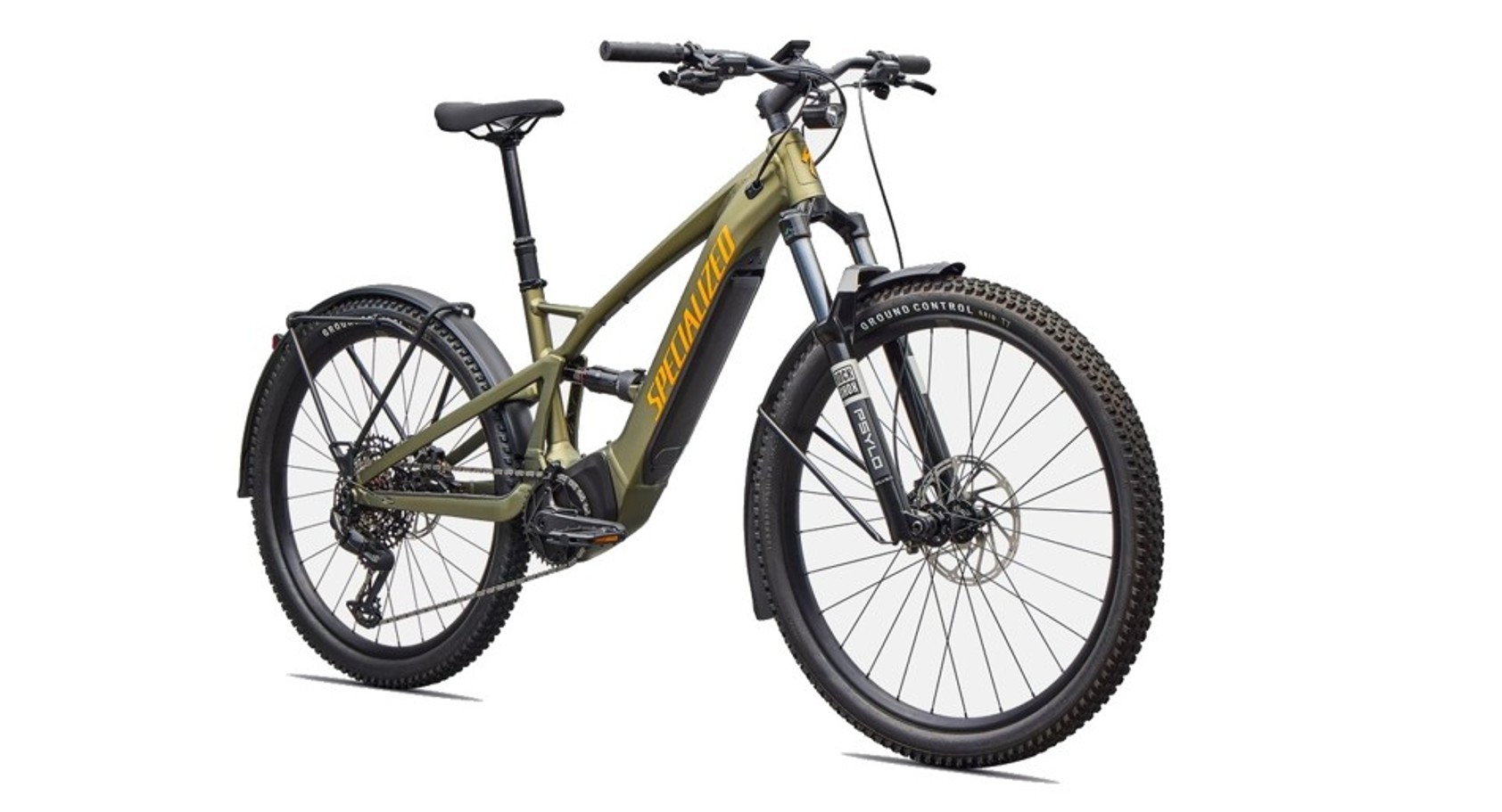 Specialized Turbo Tero X 5.0 Mountainbike Satin Laurel Green Metallic / Orange Zest 2026