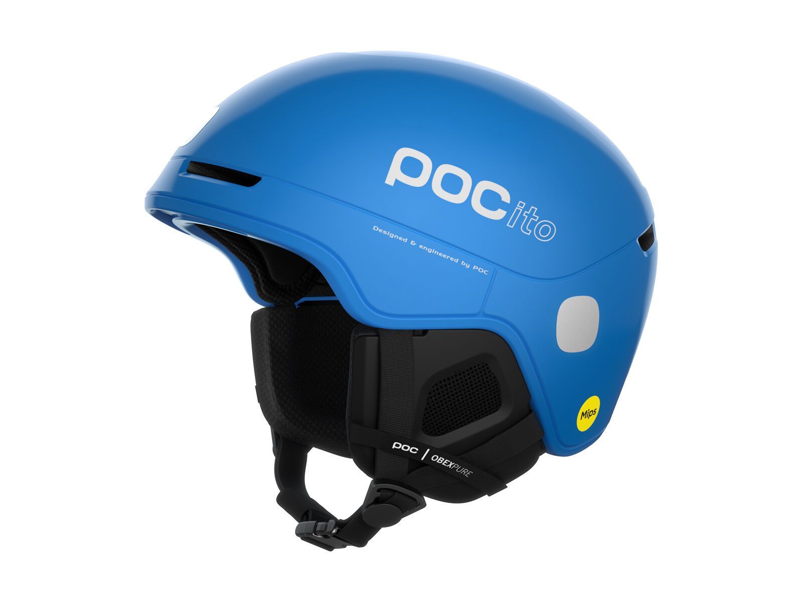 POCito Kinder Wintersporthelm Obex MIPS Fluorescent Blue