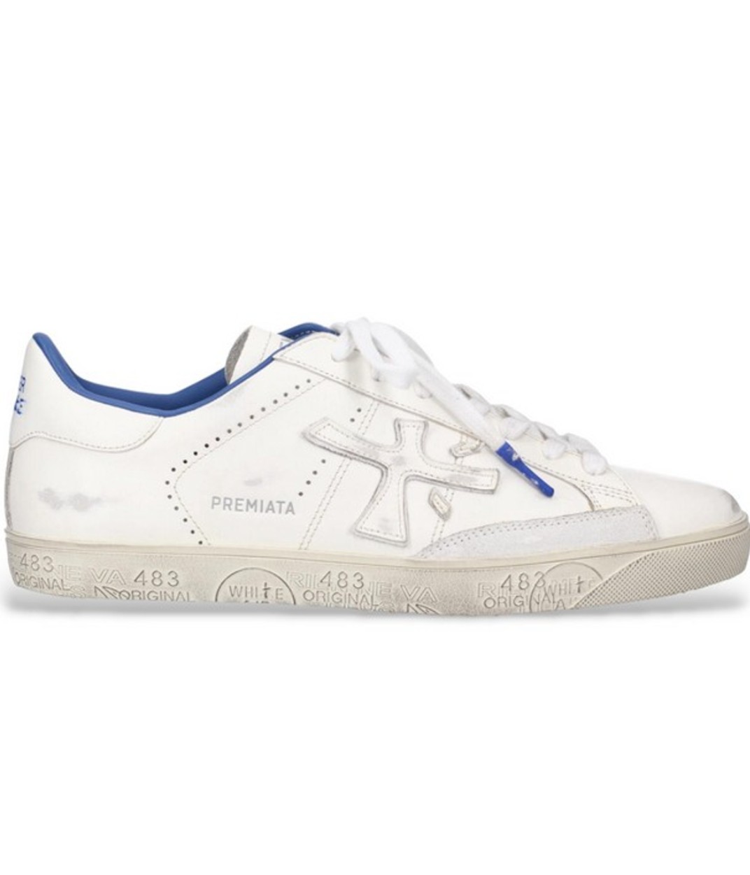 Premiata Herren Sneaker Steven White