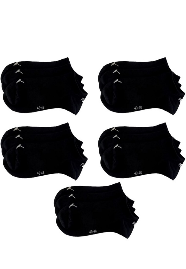 Puma Sneaker Socken Plain 15 Pack schwarz 2.0