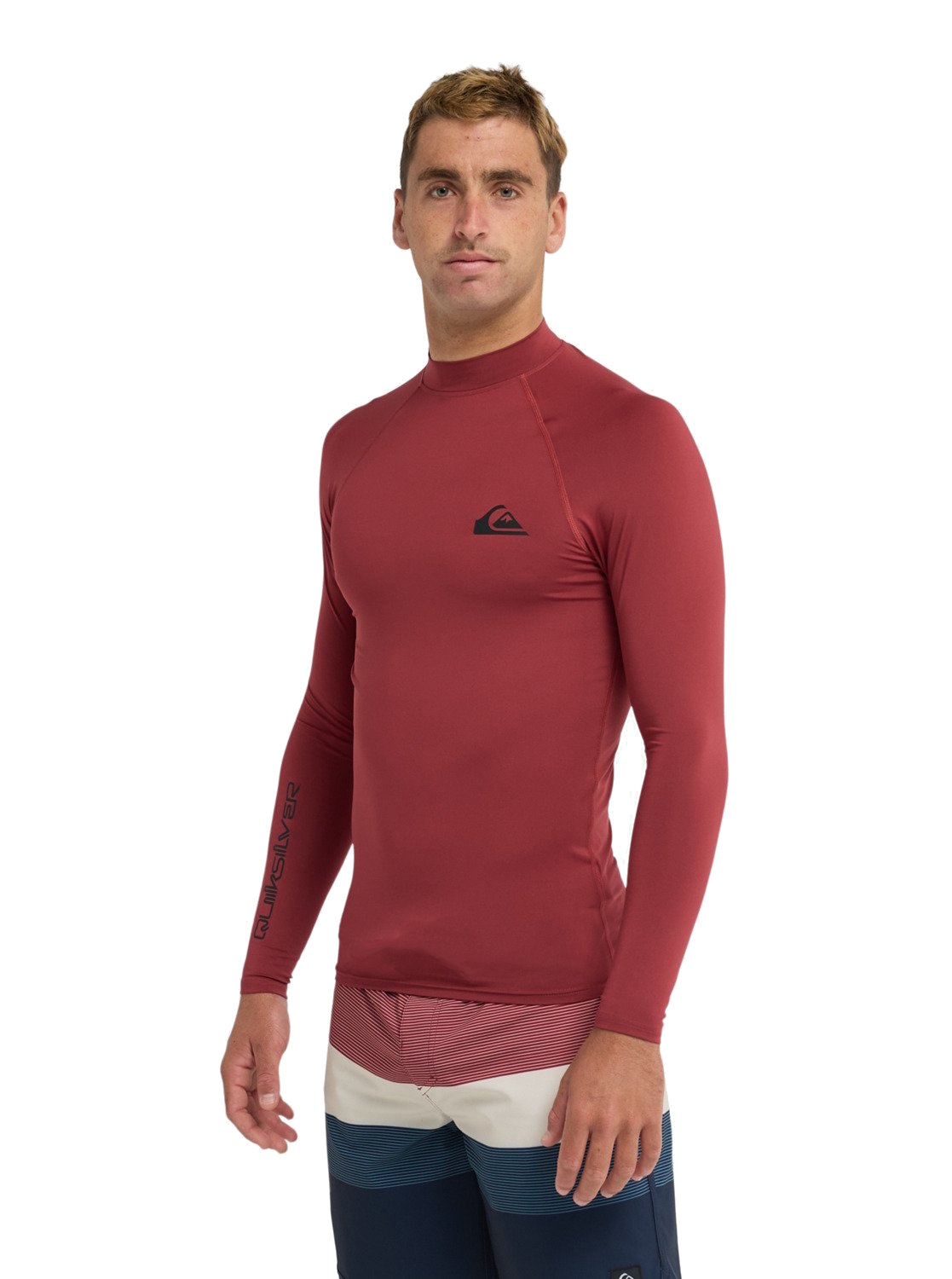 Quiksilver UV Shirt Everyday Longsleeve Lycra Burnt Russet