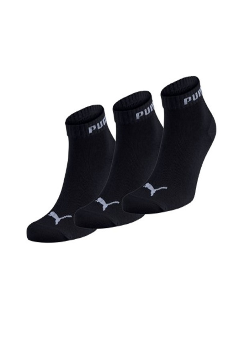 Puma Quarter Socken 3-Pack schwarz 