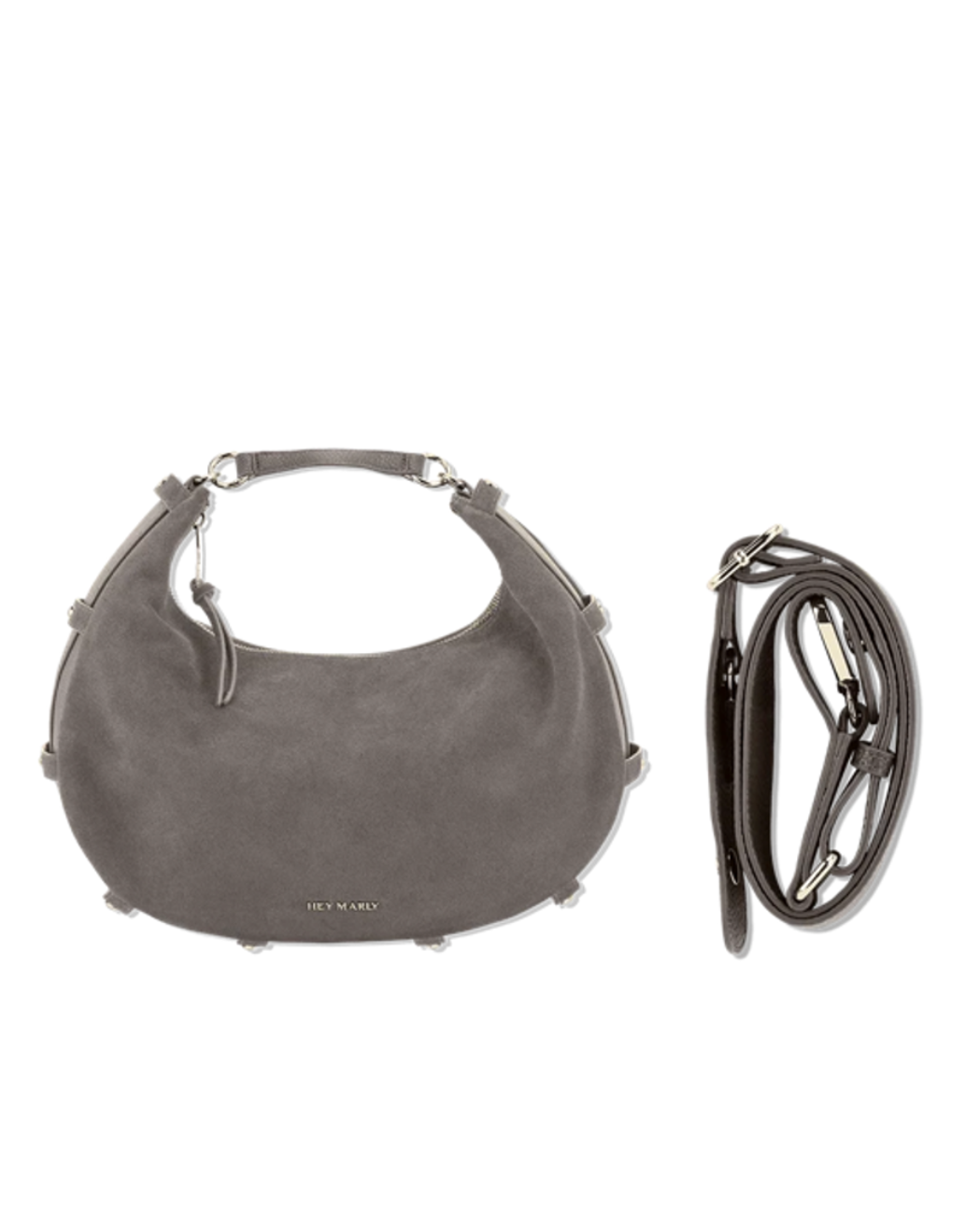 Hey Marly Lifetime Sister Suede M Grey