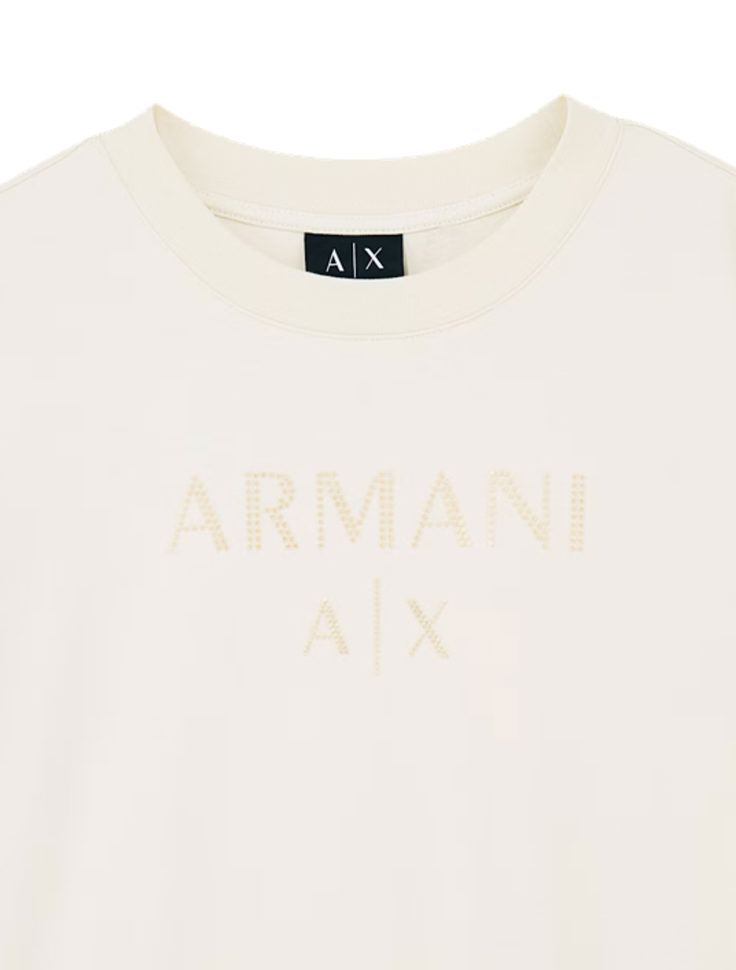 Armani Exchange Damen T-Shirt Regular Fit XW002763 AF23956 Optic White