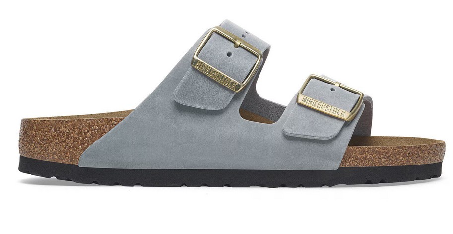 Birkenstock Herren Arizona Nubukleder geölt Basalt Gray