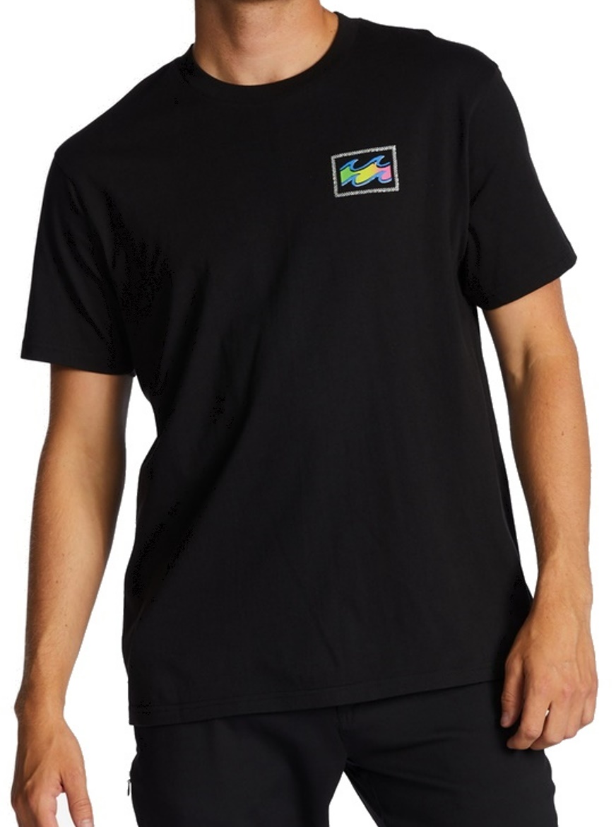 Billabong T-Shirt Crayon Wave schwarz