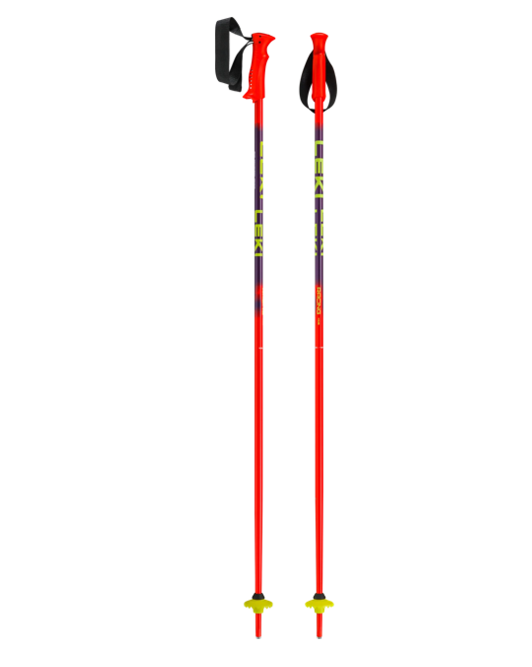Leki Kinder Skistöcke Racing Kids Bright Red Violet Yellow 2027