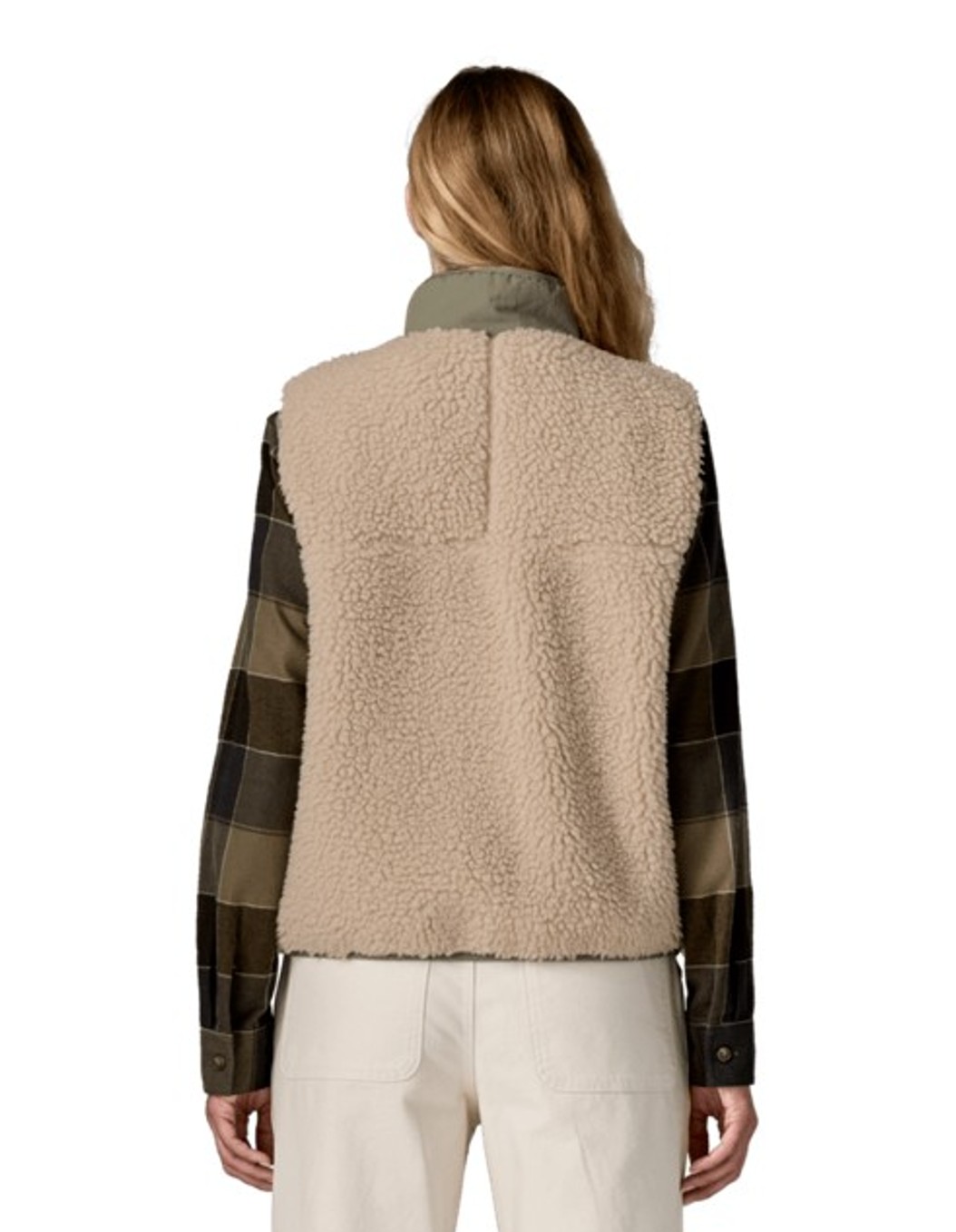 Patagonia Damen Classic Retro-X Weste Dark Natural Green