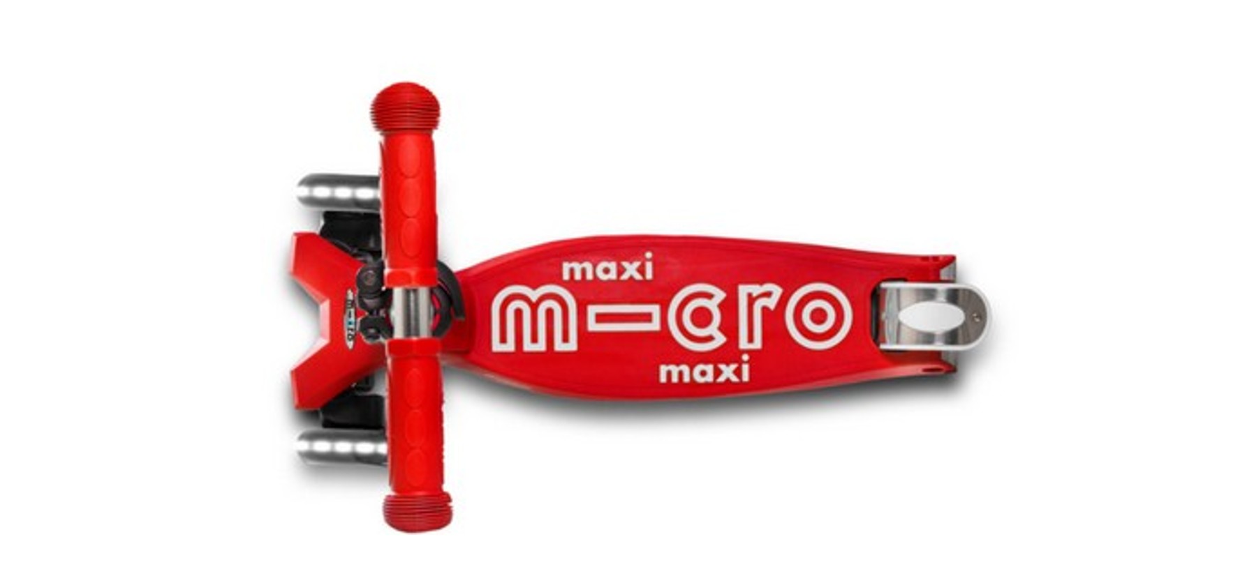 Micro Scooter Maxi Micro Deluxe LED rot