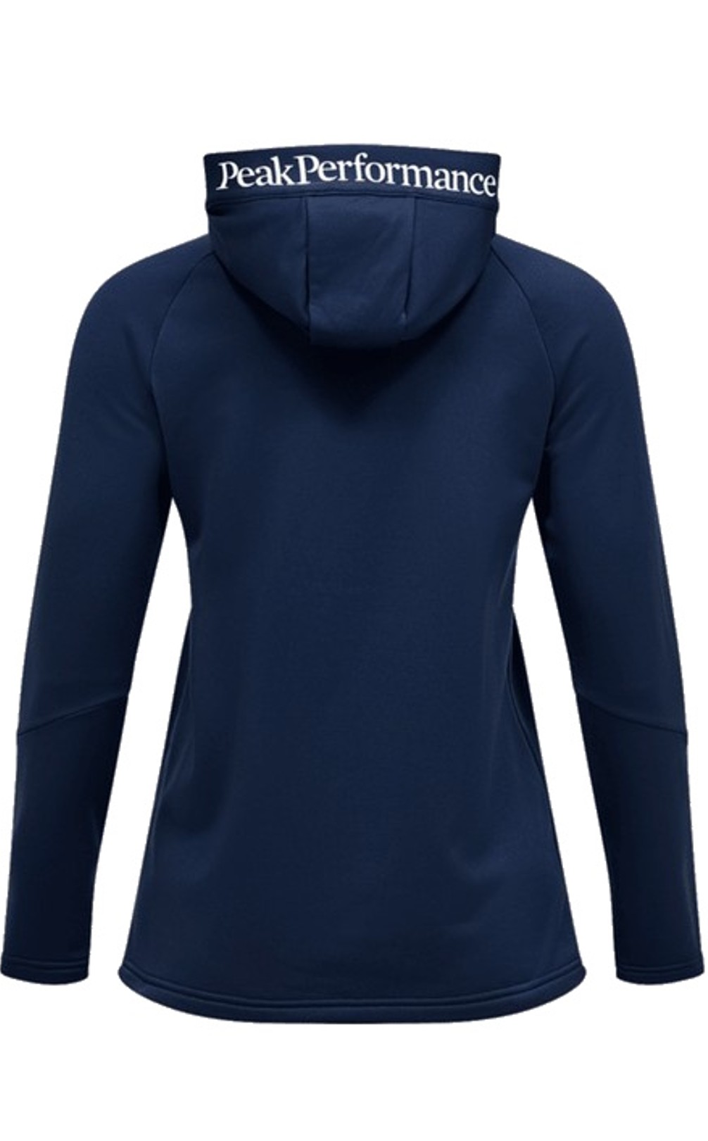 Peak Performance Damen Essential Midlayer Zip Hood Blue Shadow