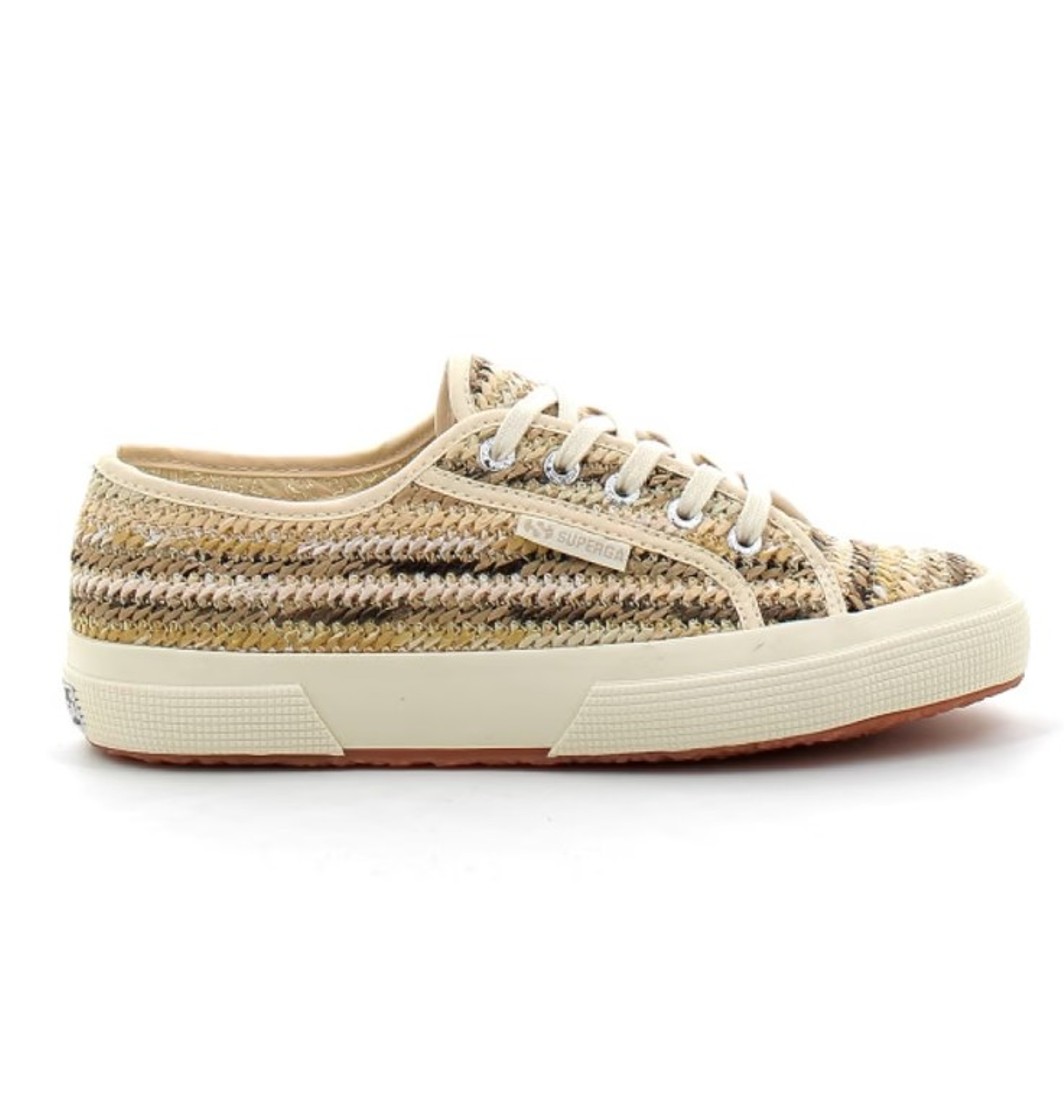 Superga Unisex Sneaker 2750 Raffia Beige Weaving