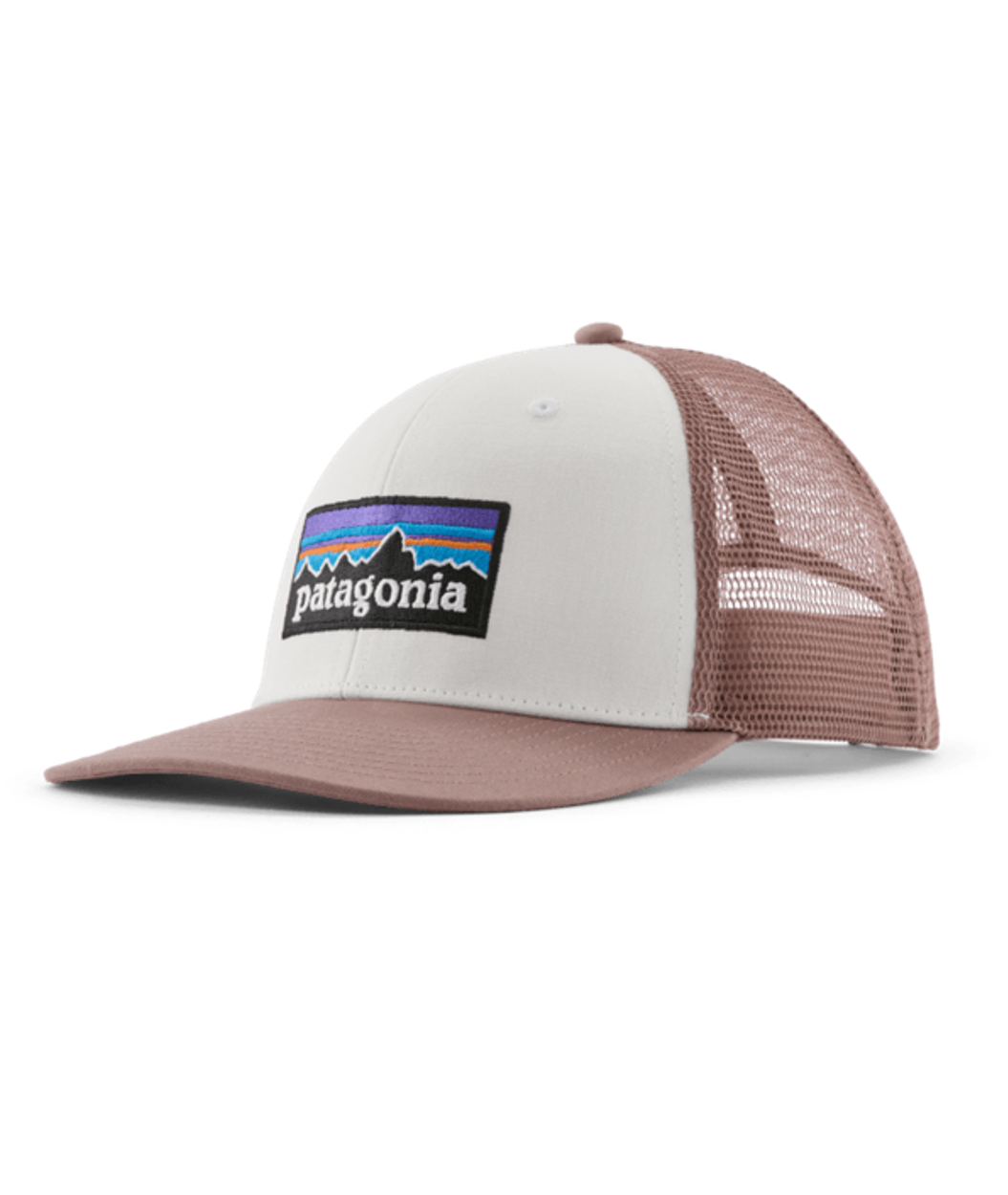 Patagonia P-6 Logo Trucker Cap Birch White