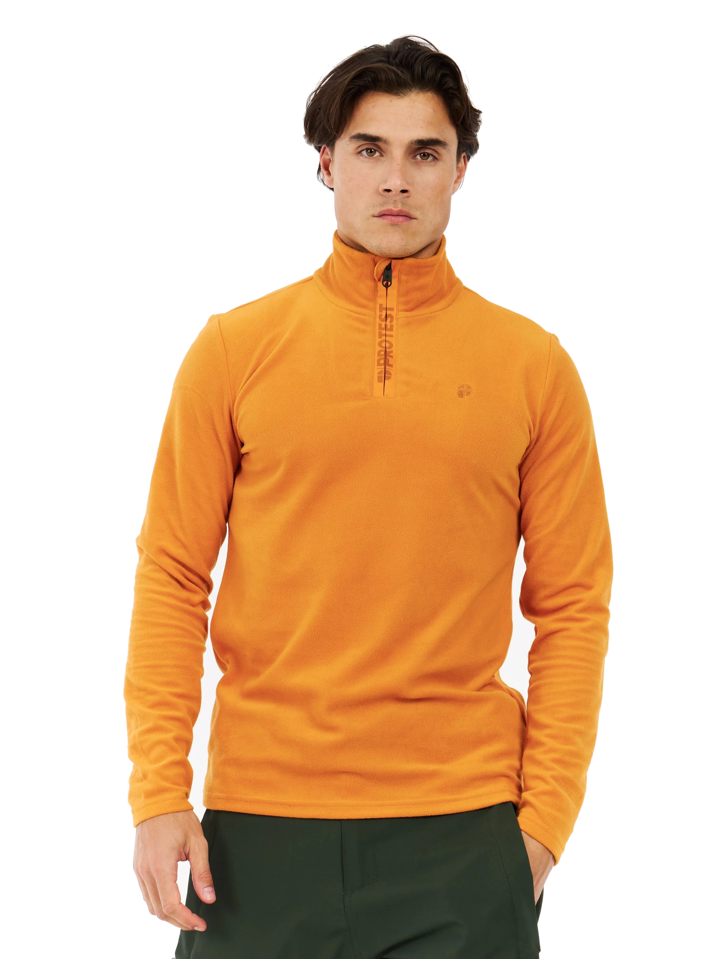 Protest Herren Fleece PRTReperfecto Caramel Yellow