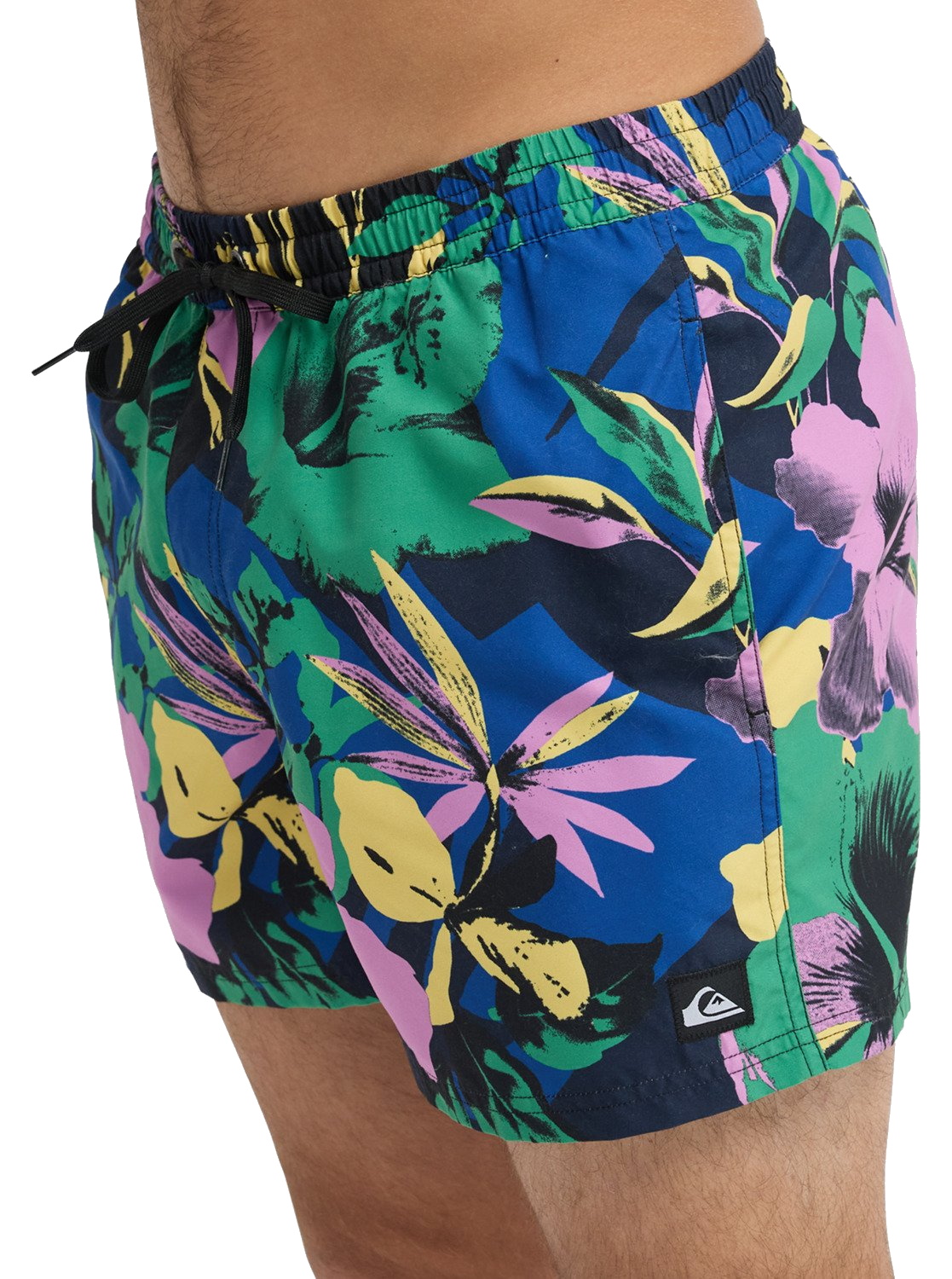 Quiksilver Badeshorts Everyday Printed Volley 15" Schwimmshorts Dark Navy Interact Floral