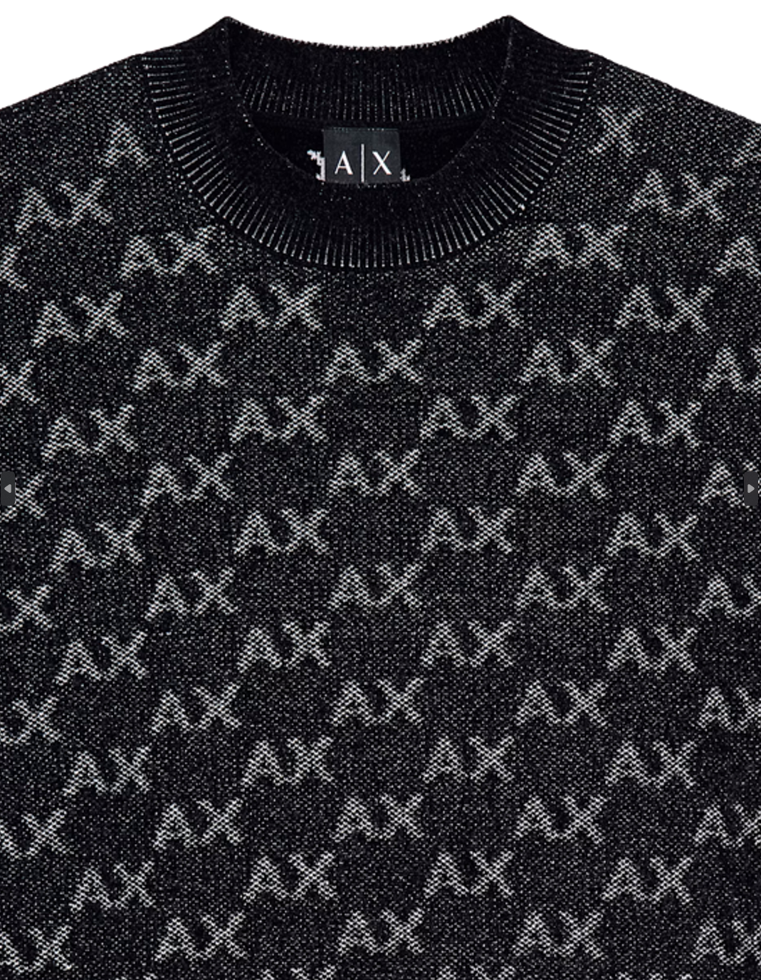 Armani Exchange Herren Pullover XM002992 AF16916 Back / Alloy AX