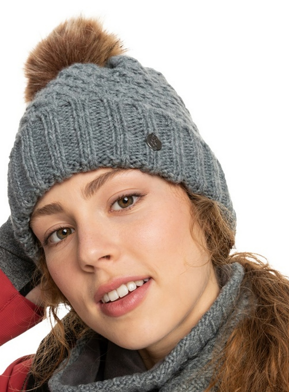 Roxy Strickmütze Blizzard grau