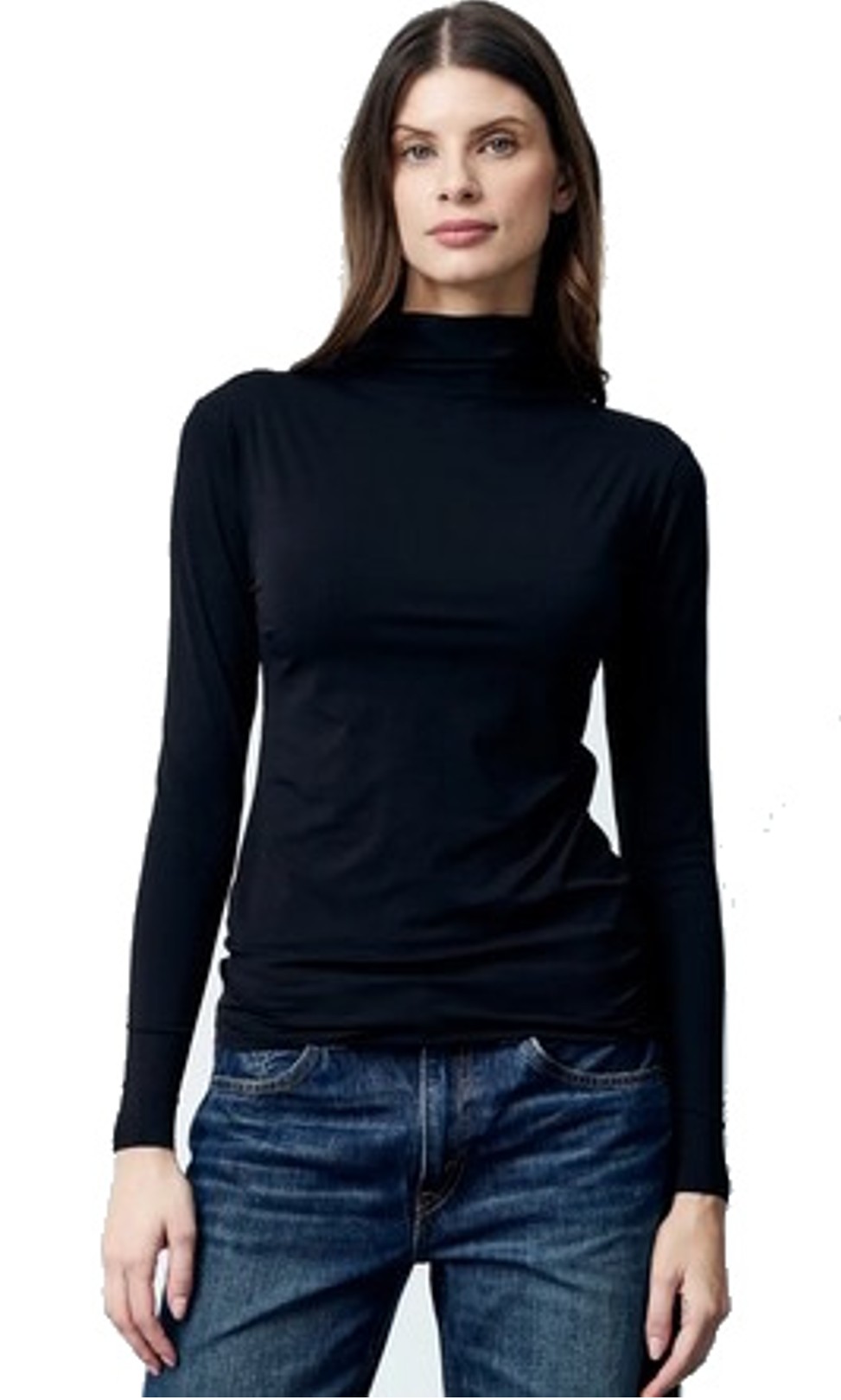 Fil Noir Langarmshirt ANABELLA black