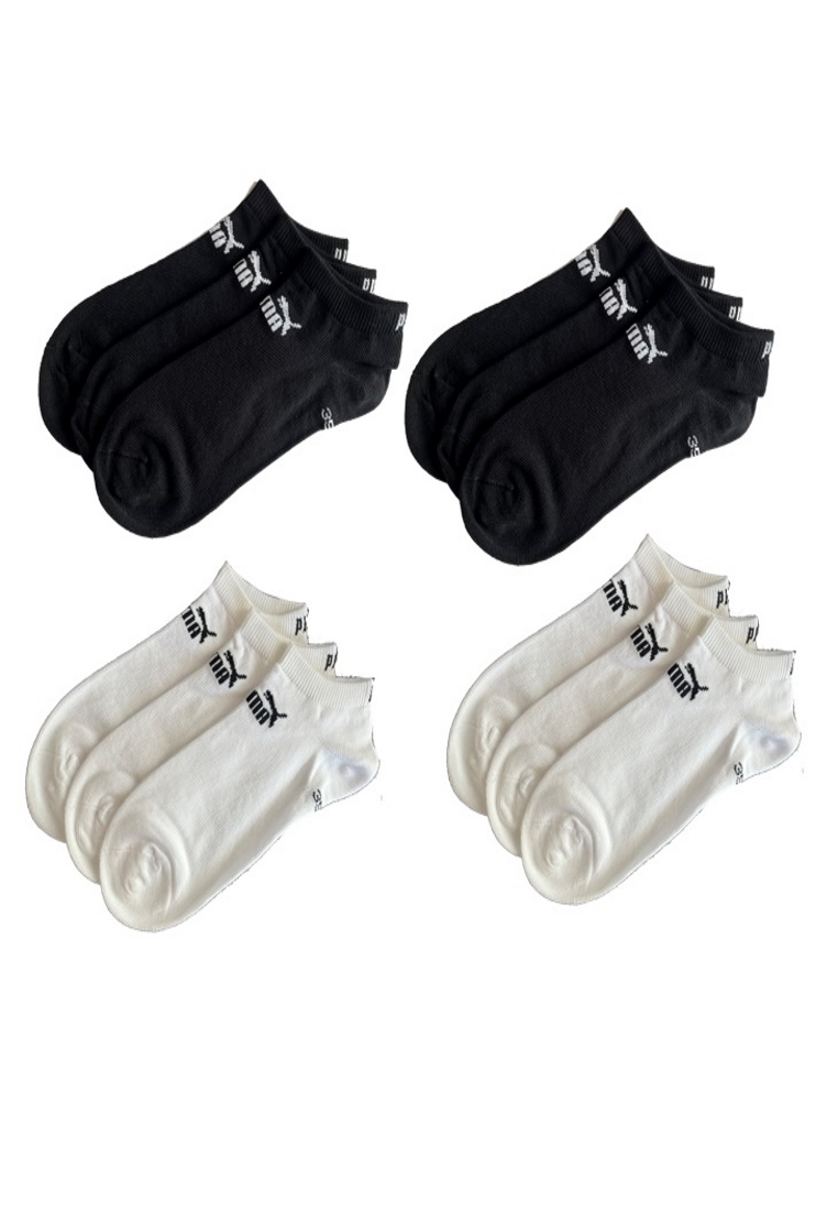 Puma ELEMENTS Sneakers Socken 12-Pack White/black