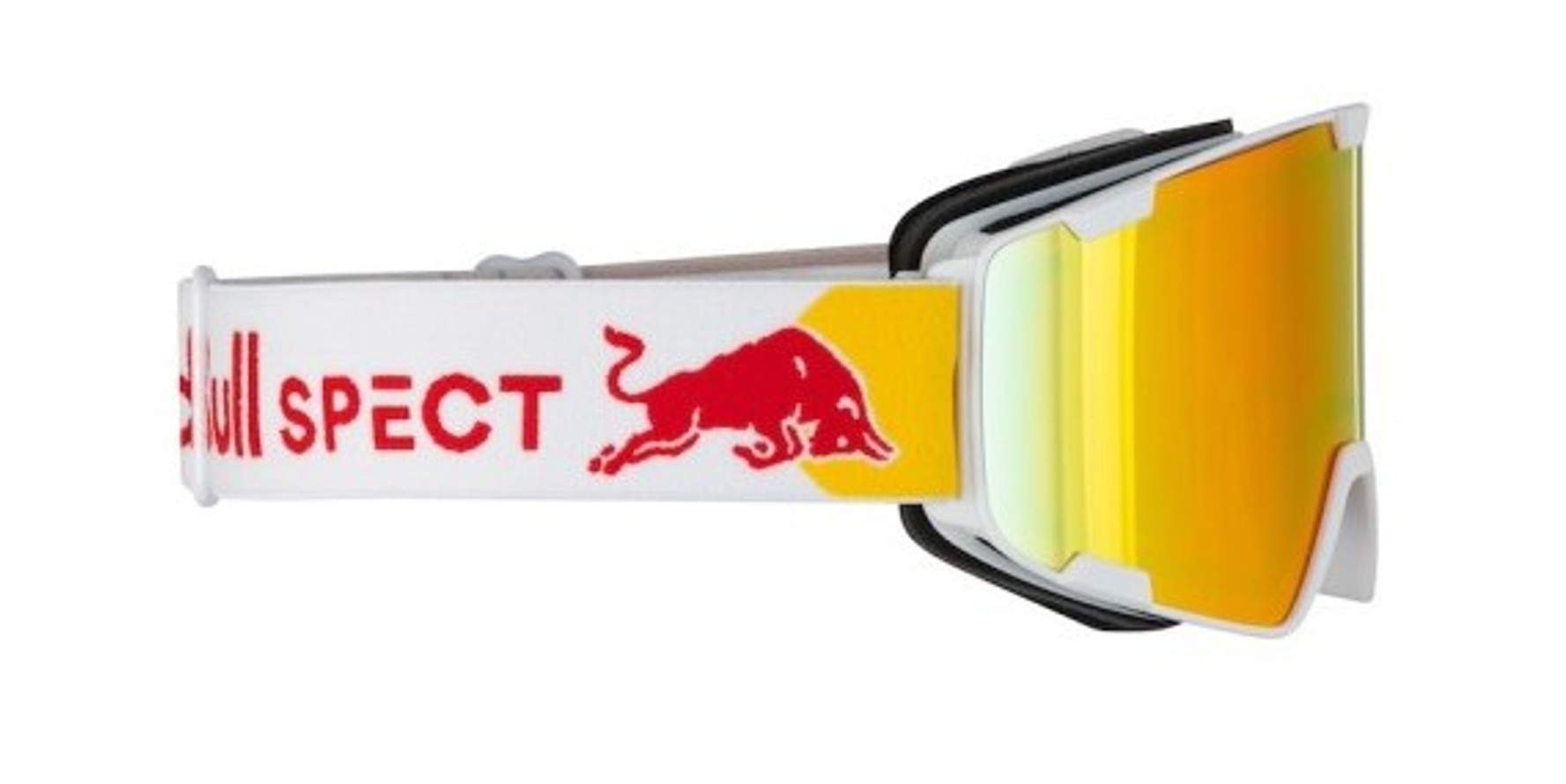 Red Bull Spect Schneebrille PARK-21RE2 Matt white Orange Red Mirror