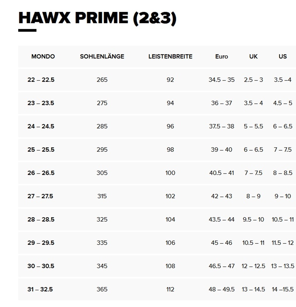 Atomic Skischuhe Hawx Prime Pro 110 BOA 2026