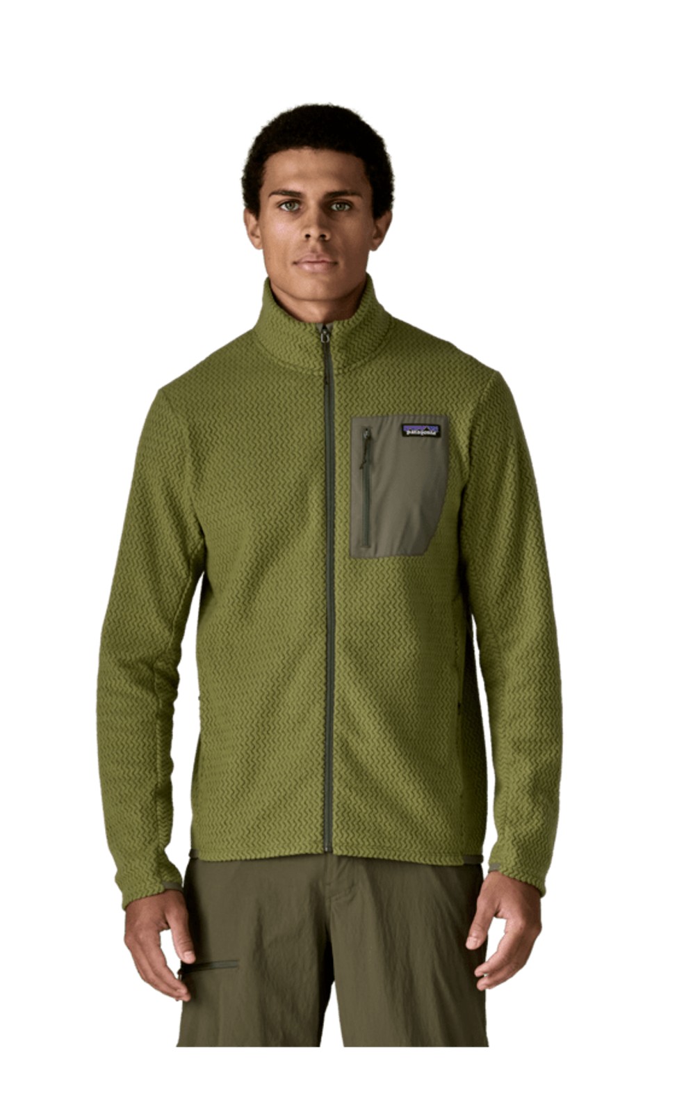 Patagonia Herren R1® Air Fleece Jacke Caper Green