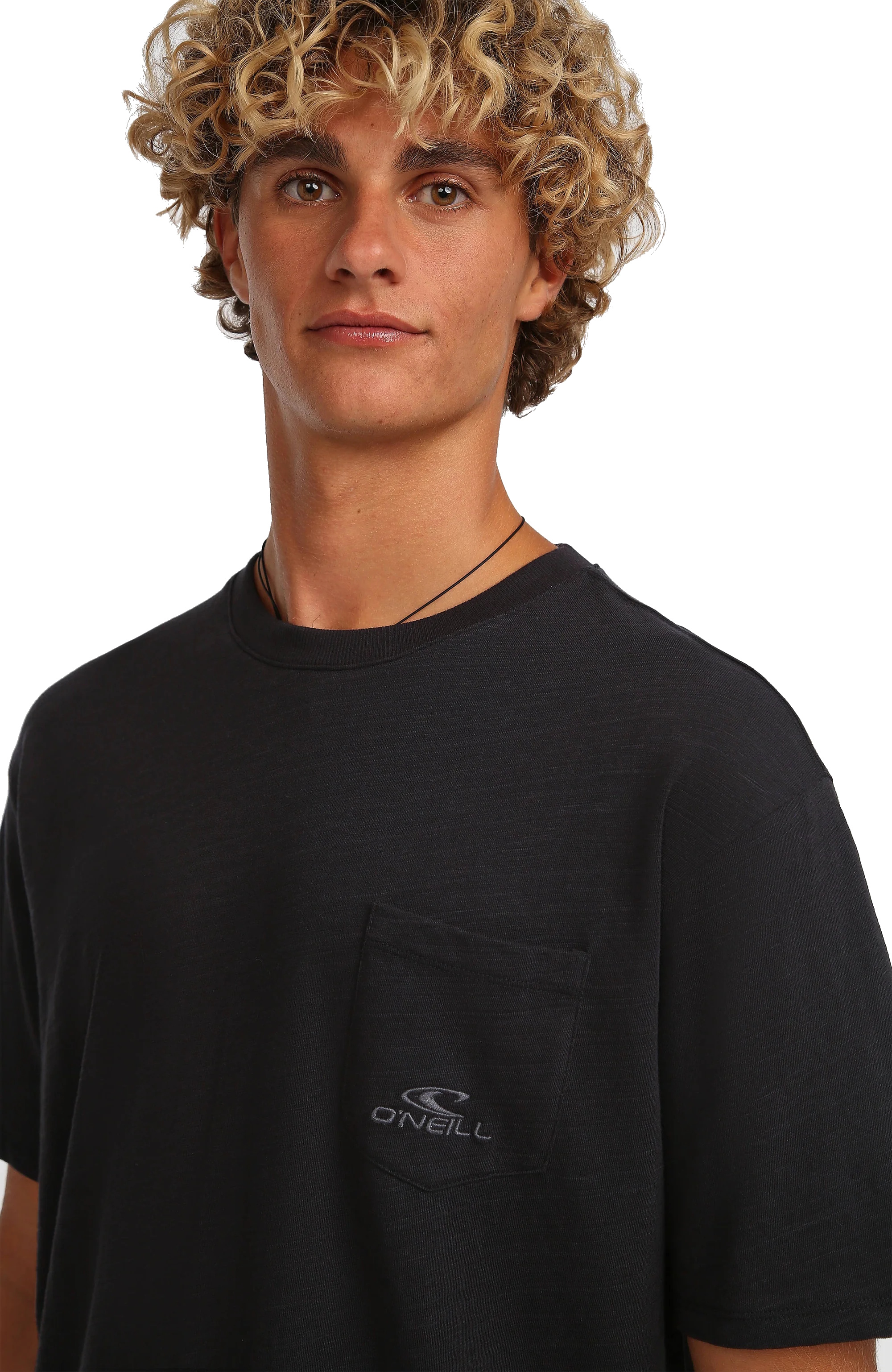 O'Neill Herren T-Shirt Slub Chest Pocket Black Out