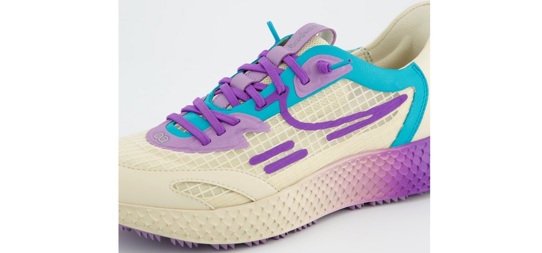 Tenhaag Damen Sneaker Sportschuhe easyhaag Beige combined