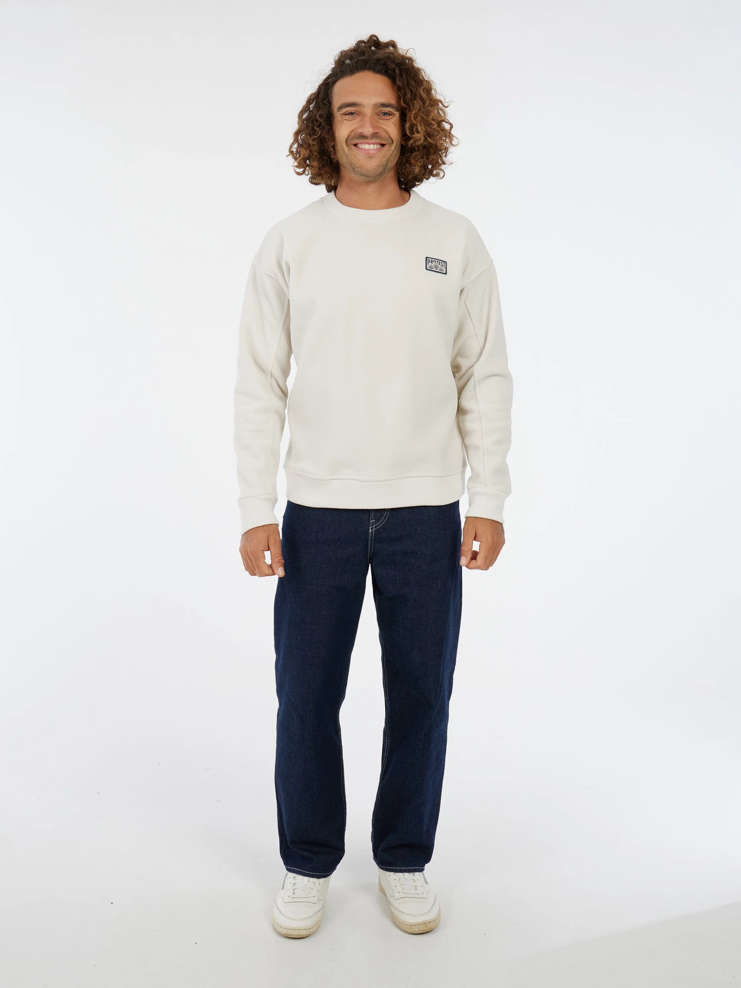 Protest Herren Sweatshirt PRTHawk Kitoffwhite 