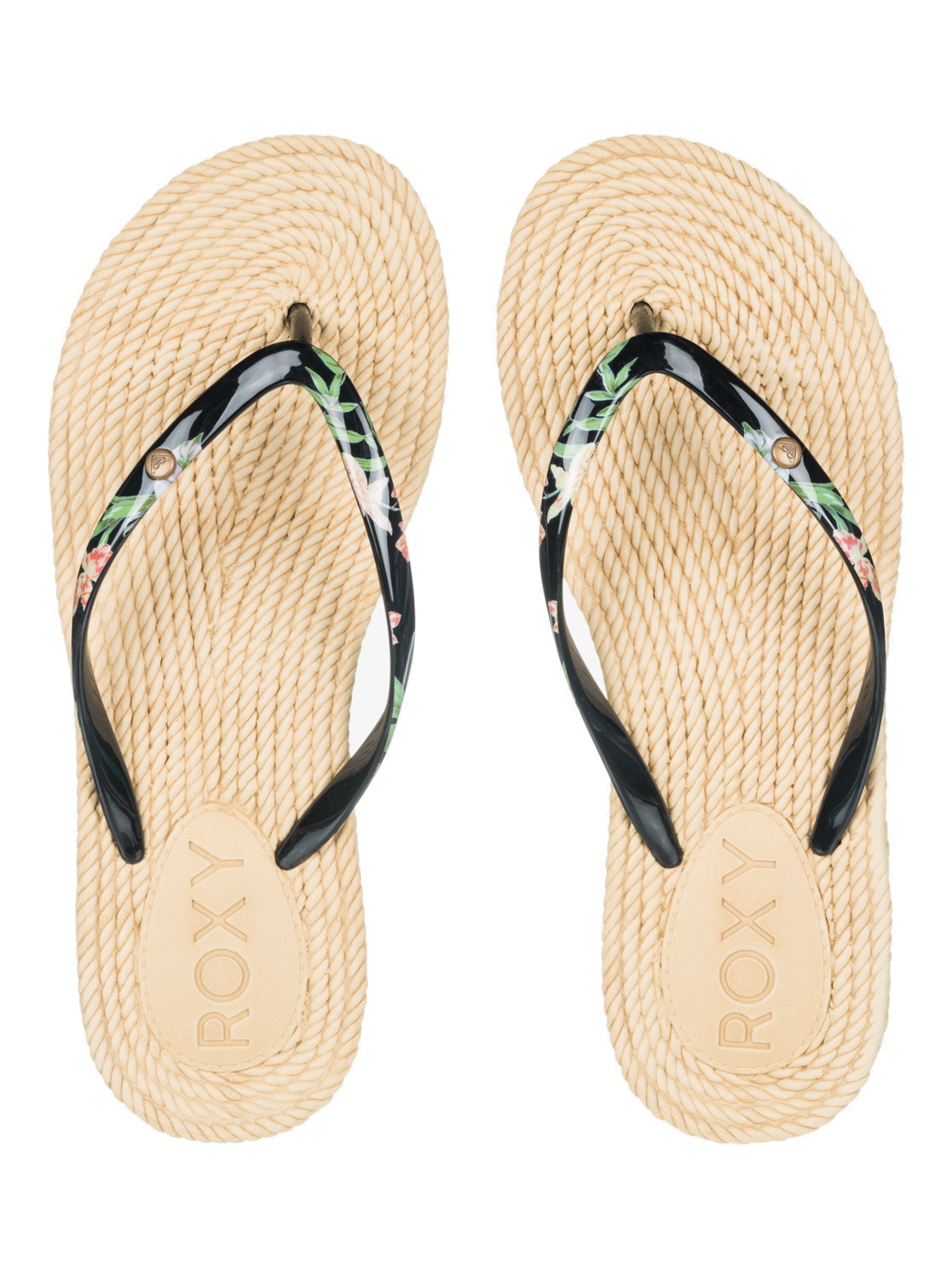 Roxy Zehentrenner South Beach Black Print 2.0