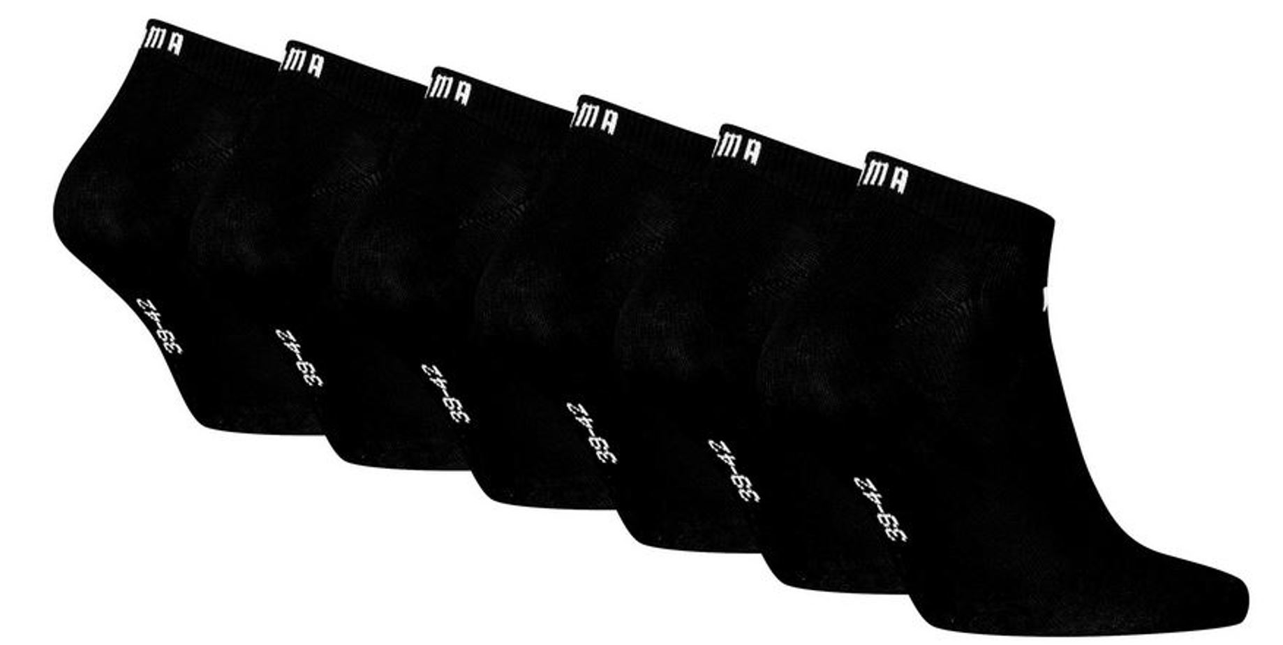 Puma ELEMENTS Sneakers Socken 6-Pack schwarz