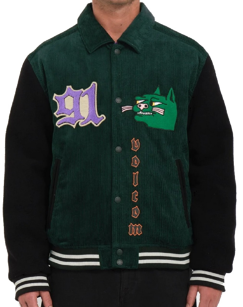 Volcom Cordjacke Nando Von ARB JAcke Ponderosa Pine grün