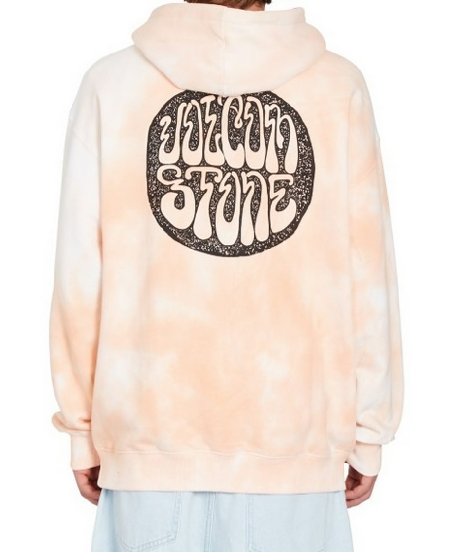 Volcom Hoody Trippin Dye Po Kapuzenpullover peach